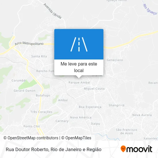 Rua Doutor Roberto mapa