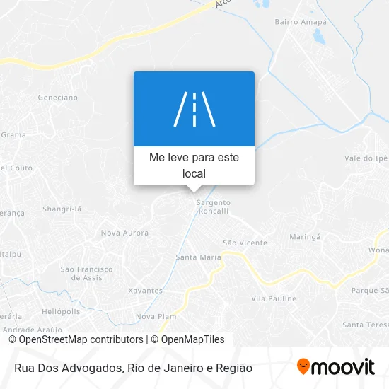 Rua Dos Advogados mapa