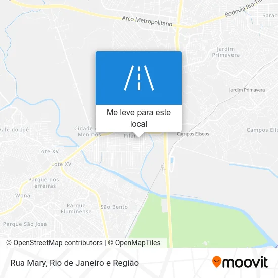 Rua Mary mapa
