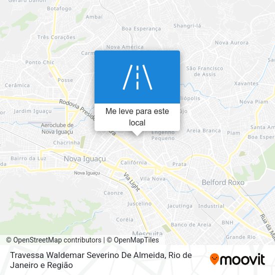 Travessa Waldemar Severino De Almeida mapa