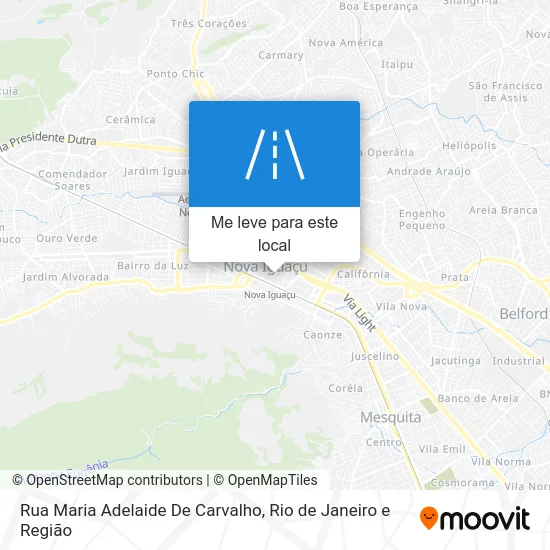 Rua Maria Adelaide De Carvalho mapa