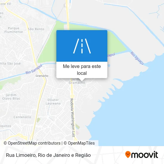 Rua Limoeiro mapa