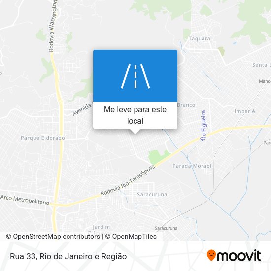 Rua 33 mapa