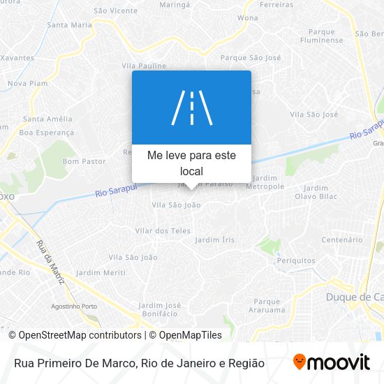 Rua Primeiro De Marco mapa