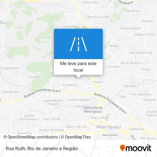 Rua Ruth mapa