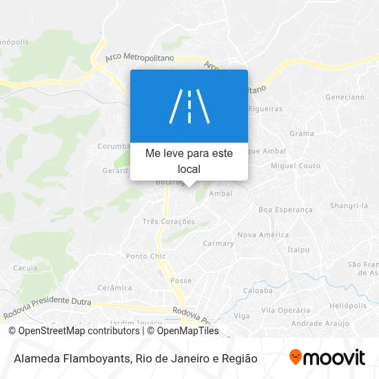 Alameda Flamboyants mapa