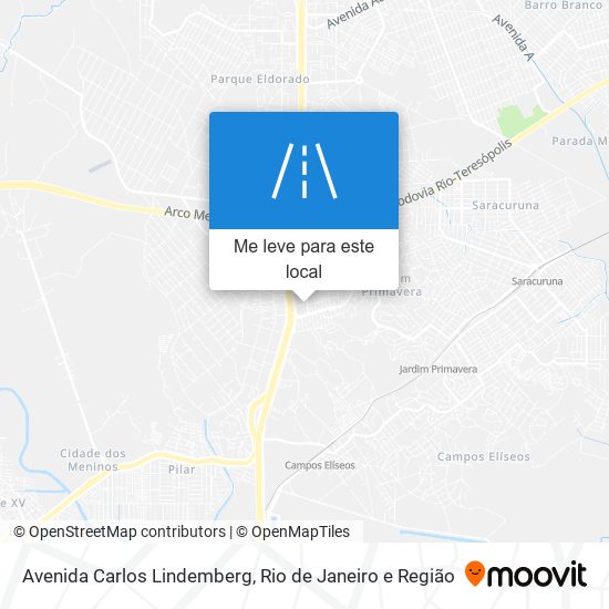 Avenida Carlos Lindemberg mapa