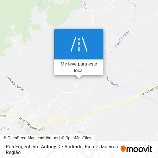 Rua Engenheiro Antony De Andrade mapa