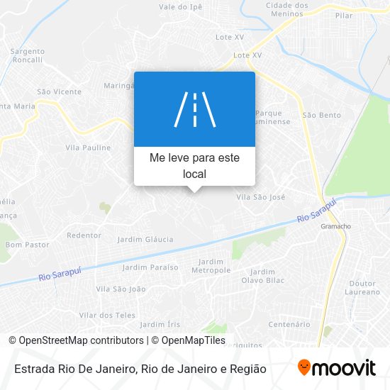 Estrada Rio De Janeiro mapa