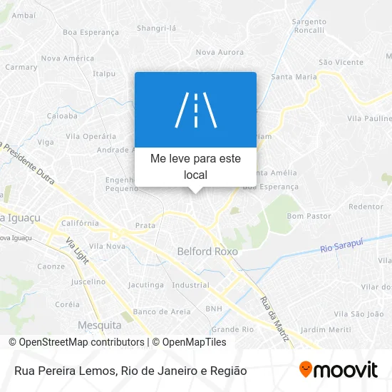 Rua Pereira Lemos mapa