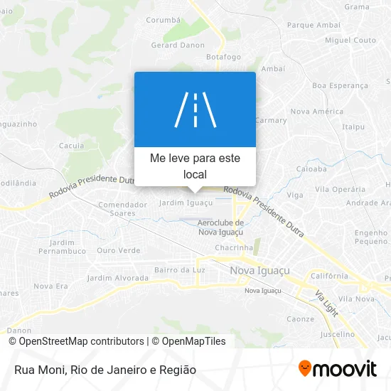 Rua Moni mapa