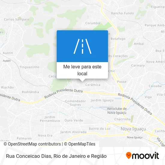 Rua Conceicao Dias mapa