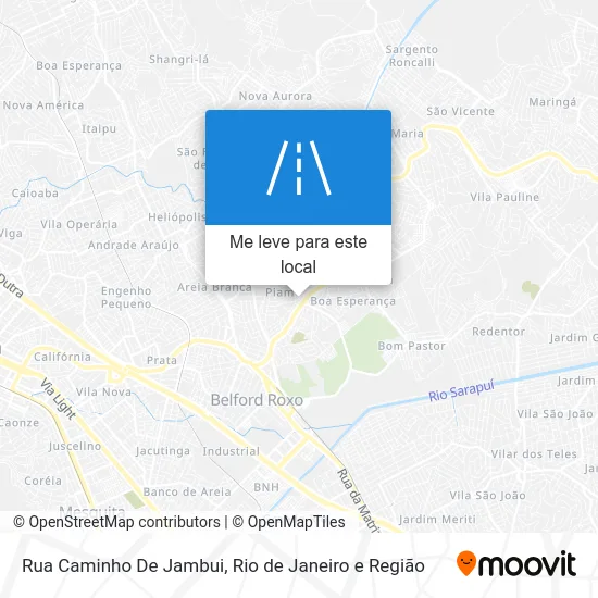 Rua Caminho De Jambui mapa