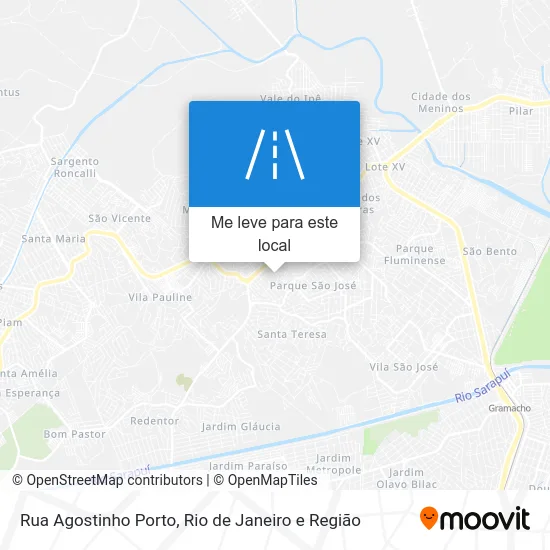 Rua Agostinho Porto mapa