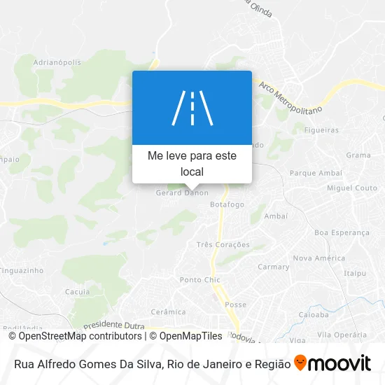 Rua Alfredo Gomes Da Silva mapa