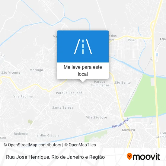 Rua Jose Henrique mapa