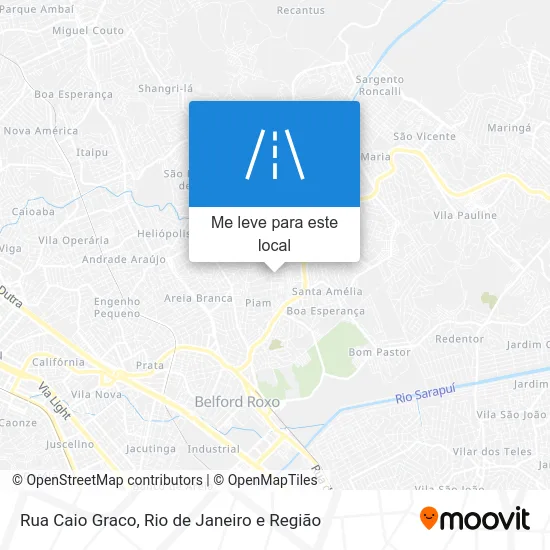 Rua Caio Graco mapa