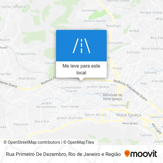 Rua Primeiro De Dezembro mapa