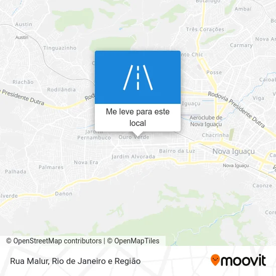 Rua Malur mapa
