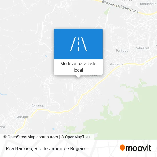 Rua Barroso mapa