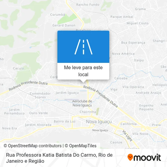 Rua Professora Katia Batista Do Carmo mapa