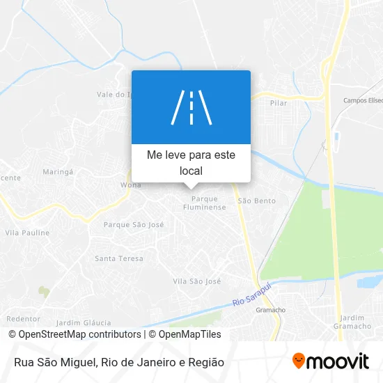 Rua Sāo Miguel mapa