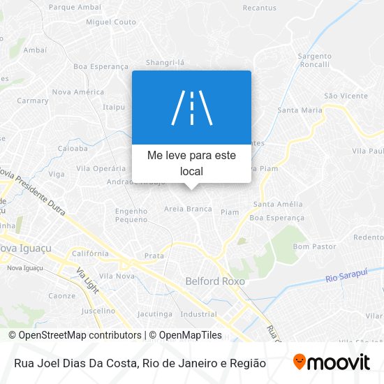 Rua Joel Dias Da Costa mapa