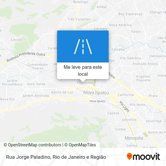 Rua Jorge Paladino mapa