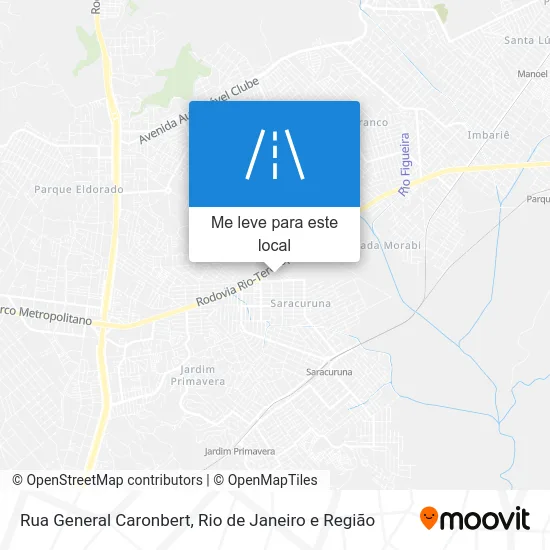 Rua General Caronbert mapa
