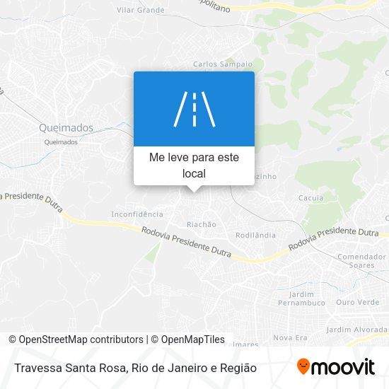 Travessa Santa Rosa mapa