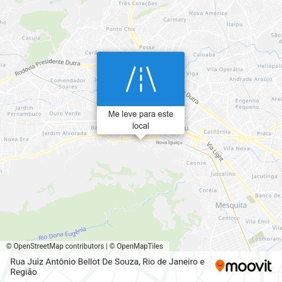 Rua Juiz Antônio Bellot De Souza mapa