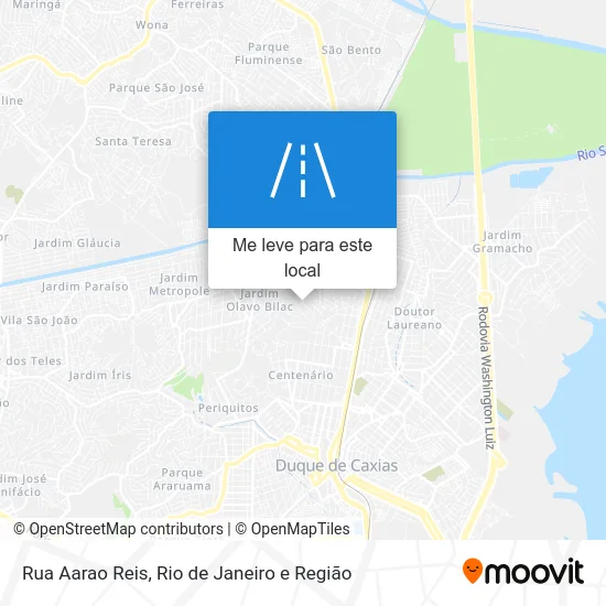 Rua Aarao Reis mapa