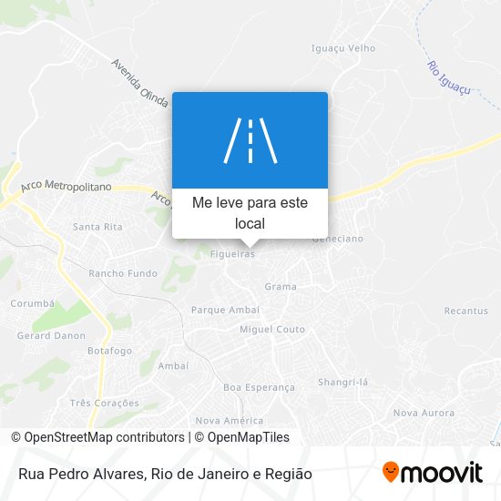 Rua Pedro Alvares mapa