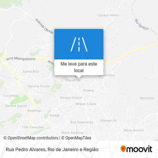 Rua Pedro Alvares mapa
