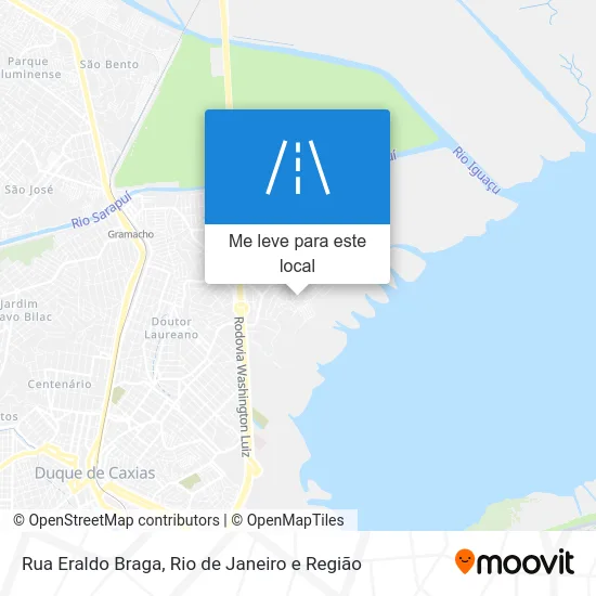 Rua Eraldo Braga mapa