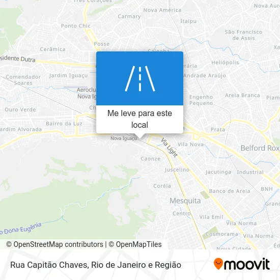 Rua Capitão Chaves mapa