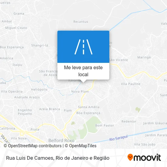 Rua Luis De Camoes mapa