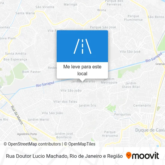 Rua Doutor Lucio Machado mapa