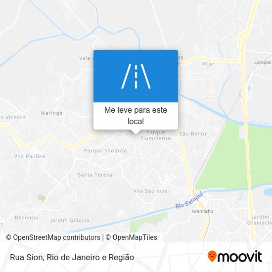 Rua Sion mapa