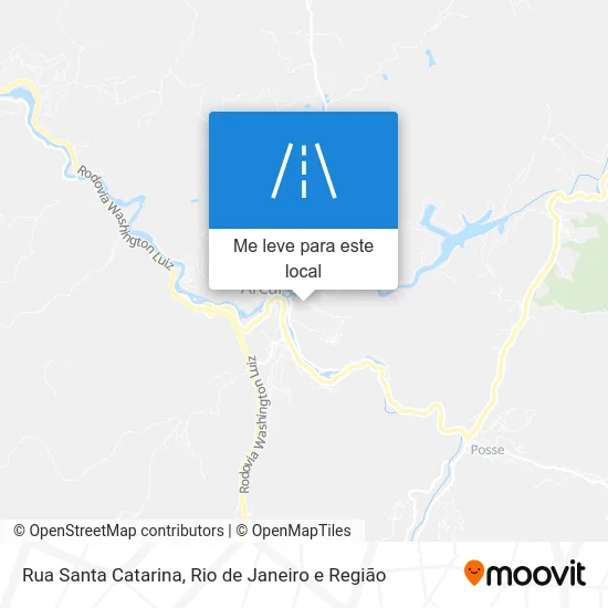 Rua Santa Catarina mapa