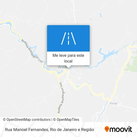 Rua Manoel Fernandes mapa