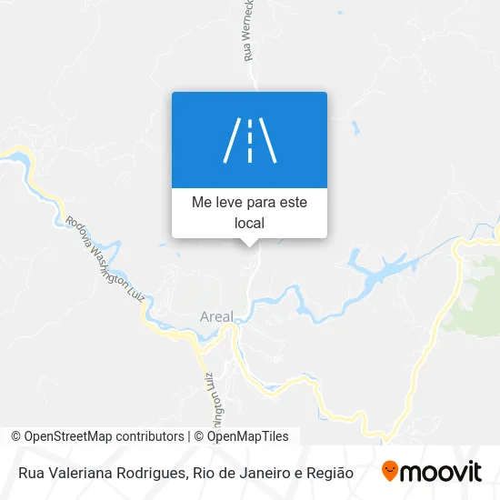 Rua Valeriana Rodrigues mapa