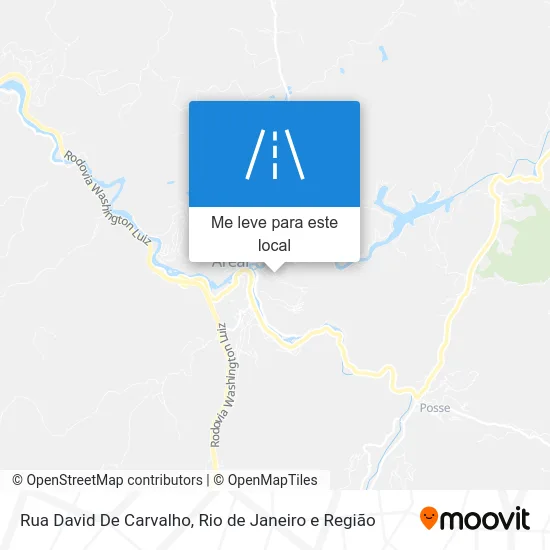 Rua David De Carvalho mapa