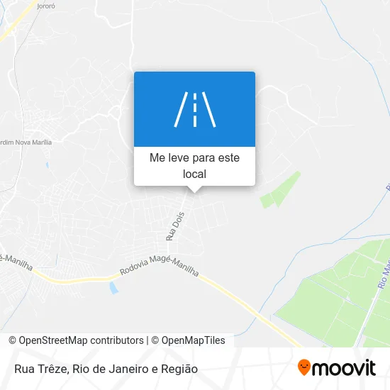 Rua Trêze mapa