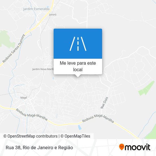 Rua 38 mapa