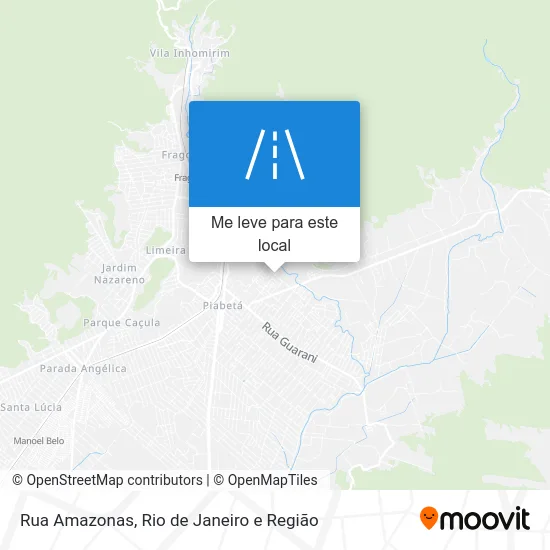 Rua Amazonas mapa