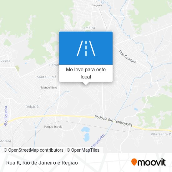 Rua K mapa