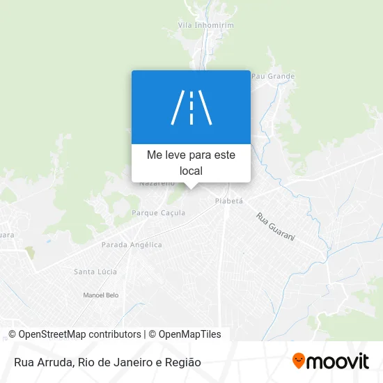 Rua Arruda mapa