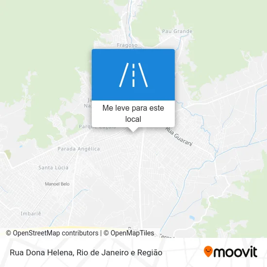 Rua Dona Helena mapa