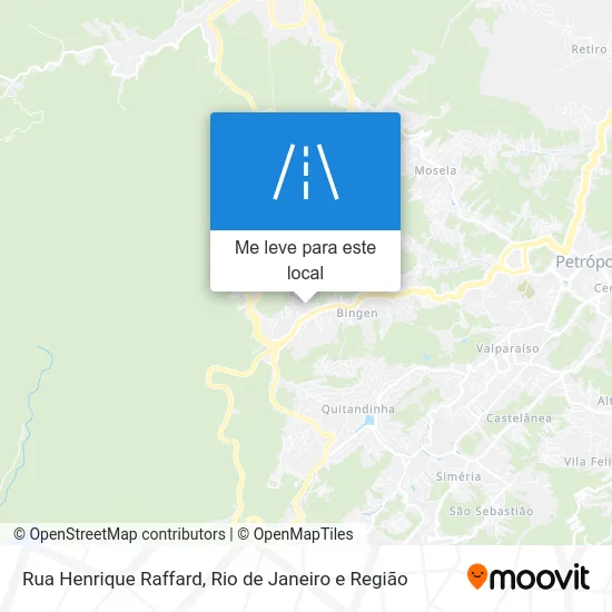 Rua Henrique Raffard mapa